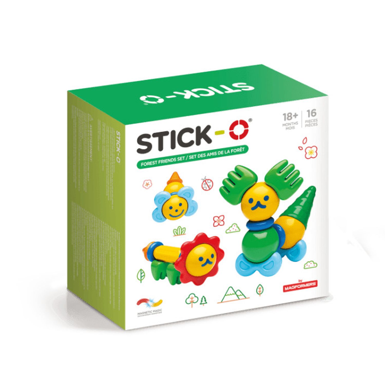 Set cu magneti Stick-O, Prieteni din natura fotografia produsului