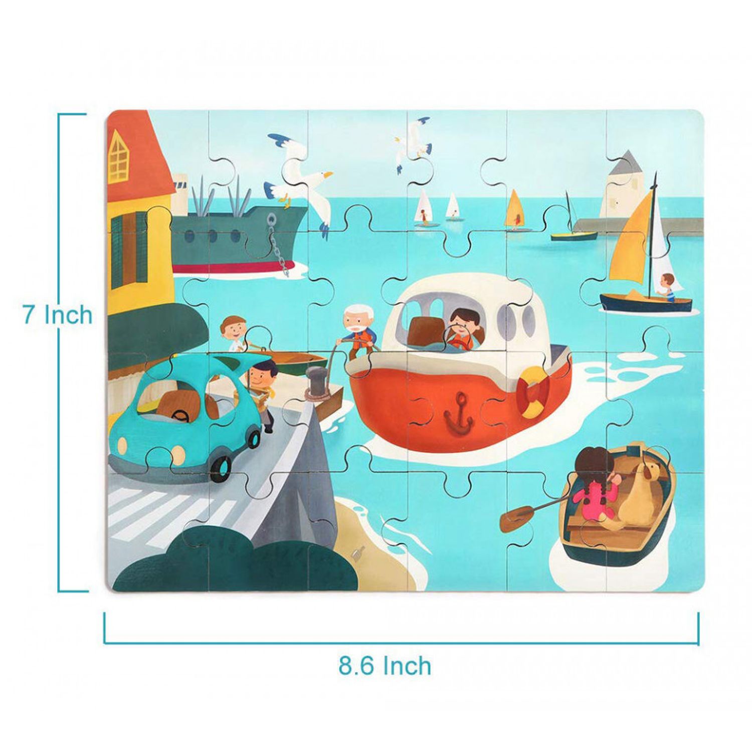 Puzzle din lemn - Vaporas fotografia produsului