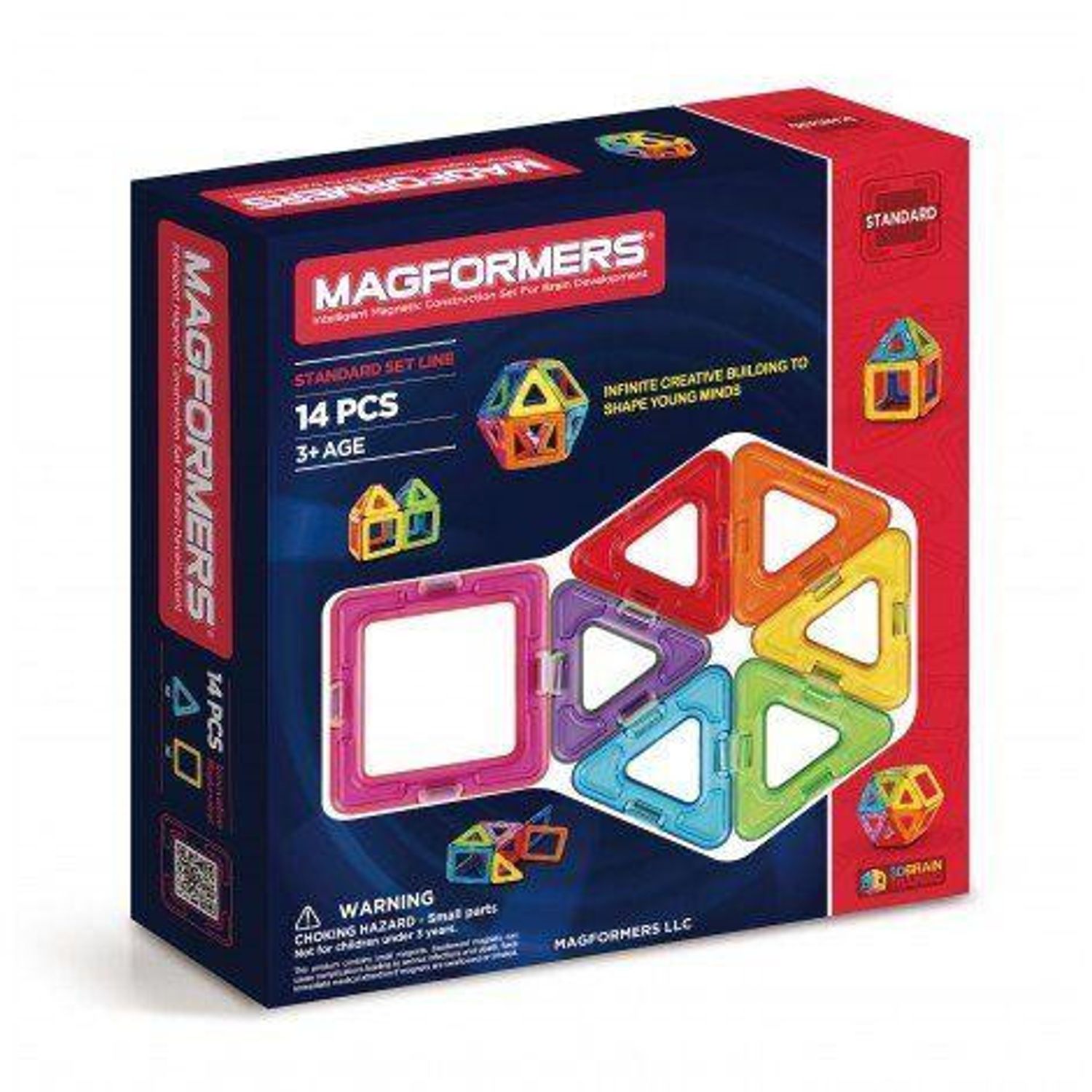 Set magnetic de construit Magformers, 14 piese fotografia produsului