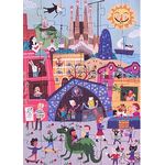 Puzzle reversibil Londji, zi si noapte in Barcelona fotografia produsului View 3 S