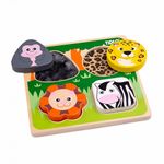 Puzzle senzorial din lemn - Safari fotografia produsului View 3 S
