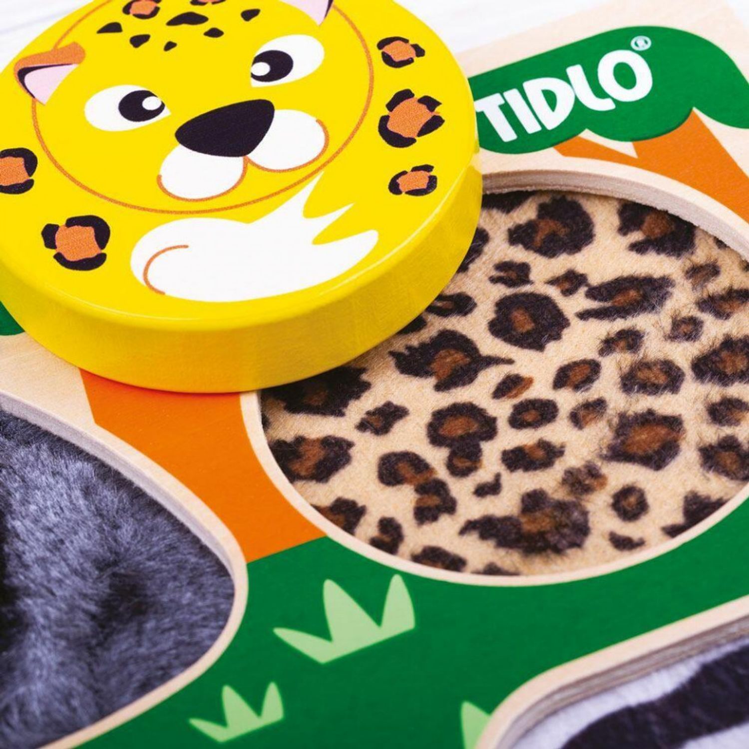 Puzzle senzorial din lemn - Safari fotografia produsului View 5 L