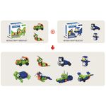 Set de construit Clicformers- Craft albastru, 25 de piese fotografia produsului View 3 S