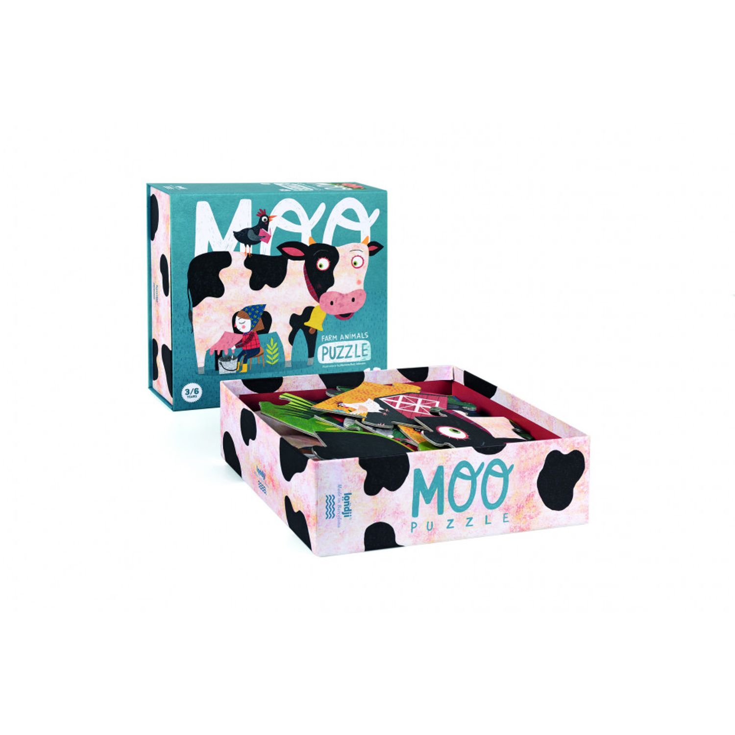 Puzzle Londji, Vacuta Moo fotografia produsului View 8 L