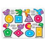 Puzzle lemn Forme geometrice Melissa and Doug fotografia produsului