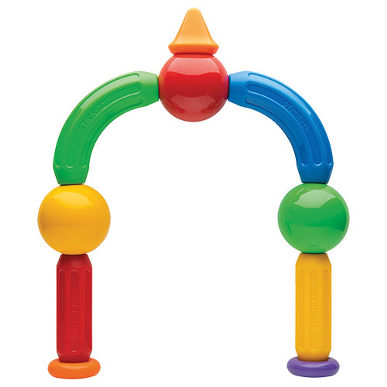 Joc de constructie magnetic Clicstoys Stick-O - Baza, 20 piese fotografia produsului View 2 L