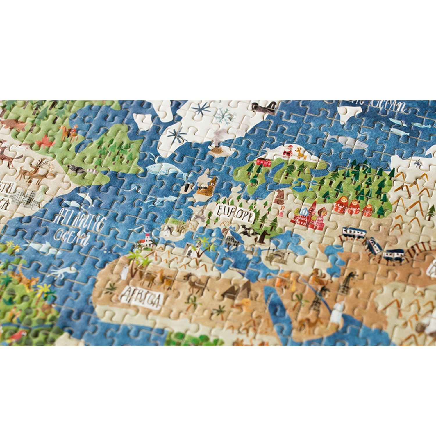 Micro puzzle Londji, continente fotografia produsului View 2 L