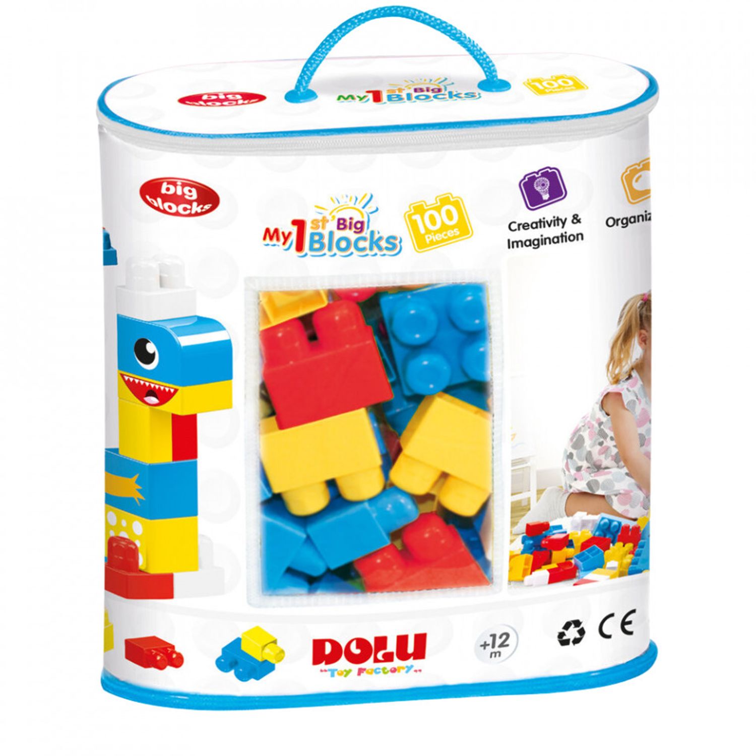 Primele cuburi de construit - 100 piese fotografia produsului View 2 L