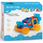 Joc de constructie magnetic - Masinuta si robotel fotografia produsului
