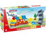 Set de constructii cu trenulet - 36 piese fotografia produsului View 5 S