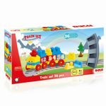 Set de constructii cu trenulet - 36 piese fotografia produsului View 2 S