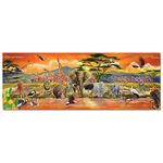 Puzzle de podea Safari Melissa and Doug 100 piese fotografia produsului