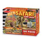 Puzzle de podea Safari Melissa and Doug 100 piese fotografia produsului View 2 S