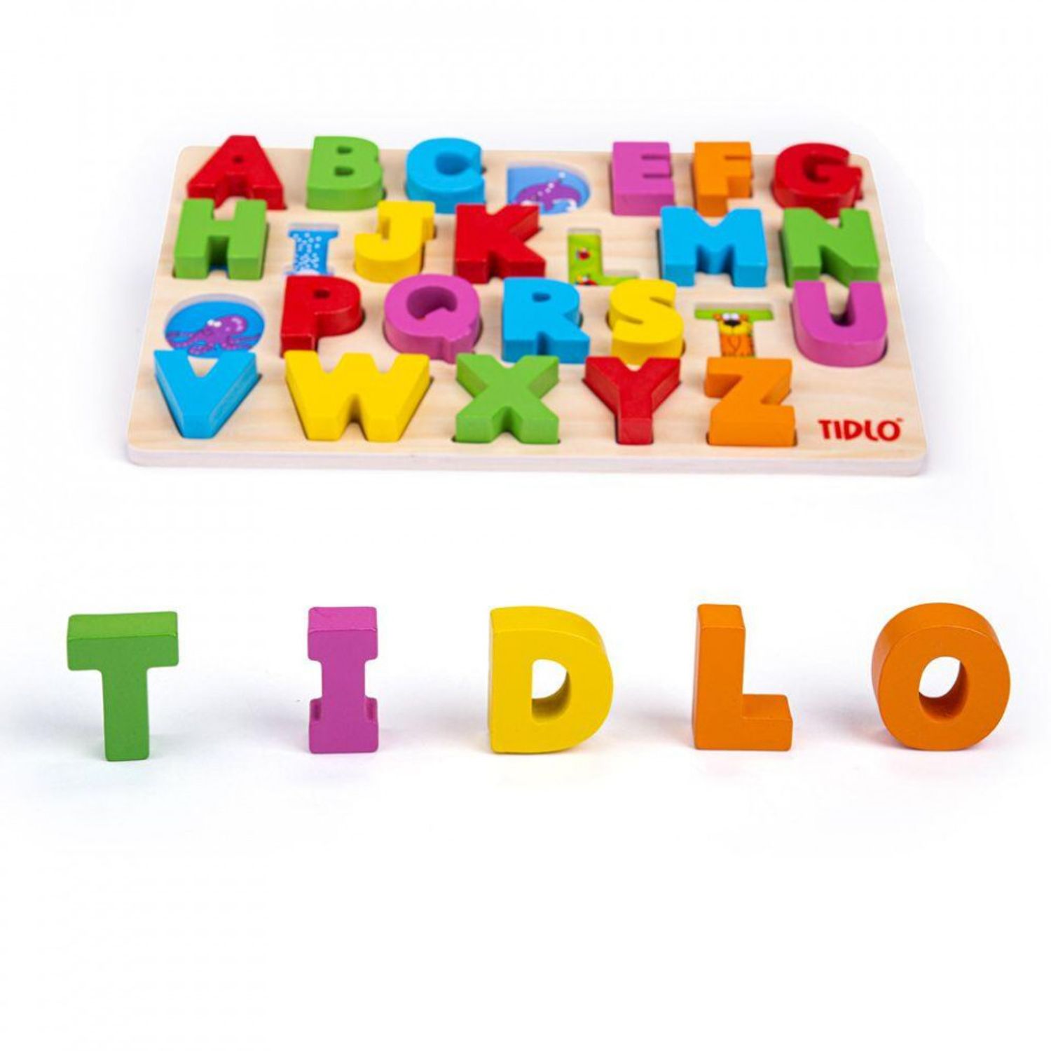 Puzzle alfabet - Litere mari fotografia produsului View 4 L
