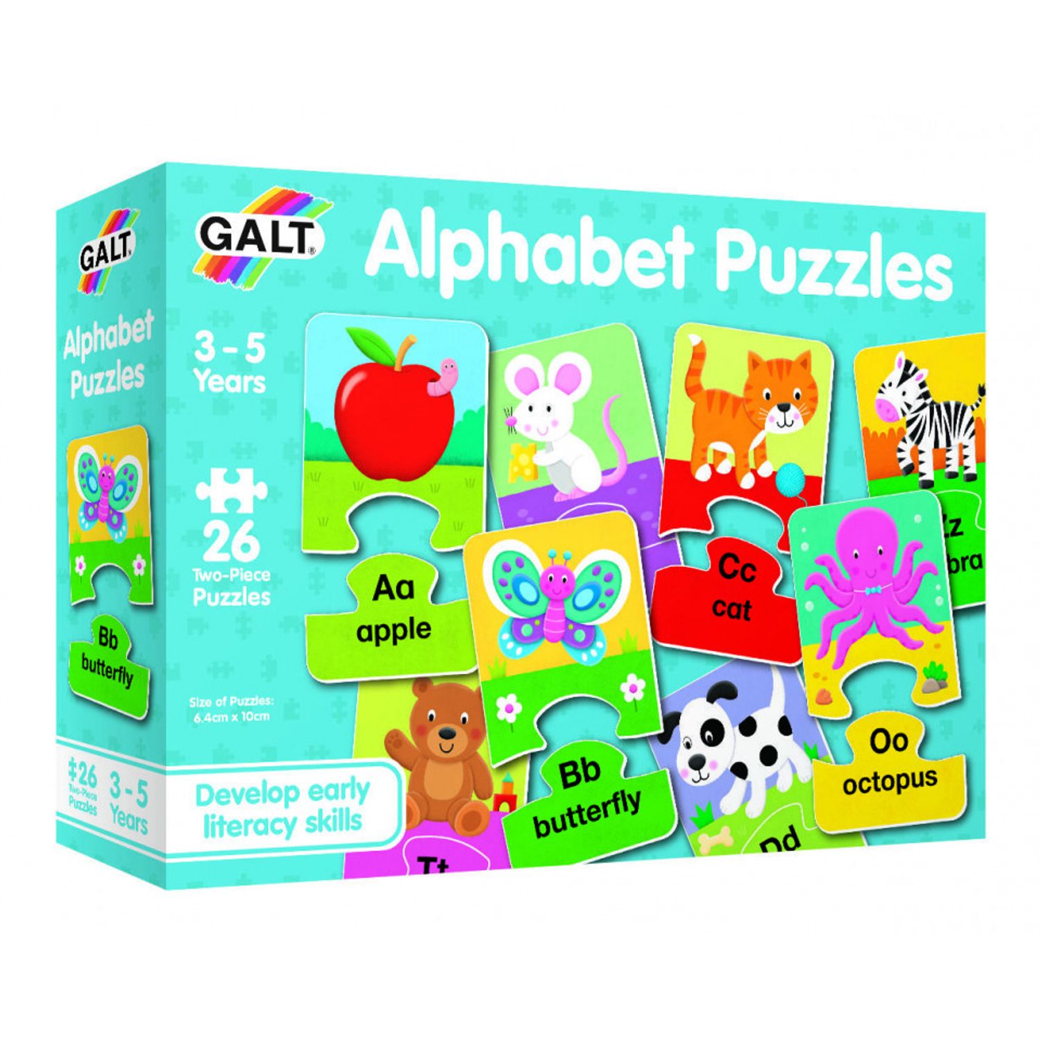 Set 26 de puzzle-uri Alfabet (2 piese) fotografia produsului