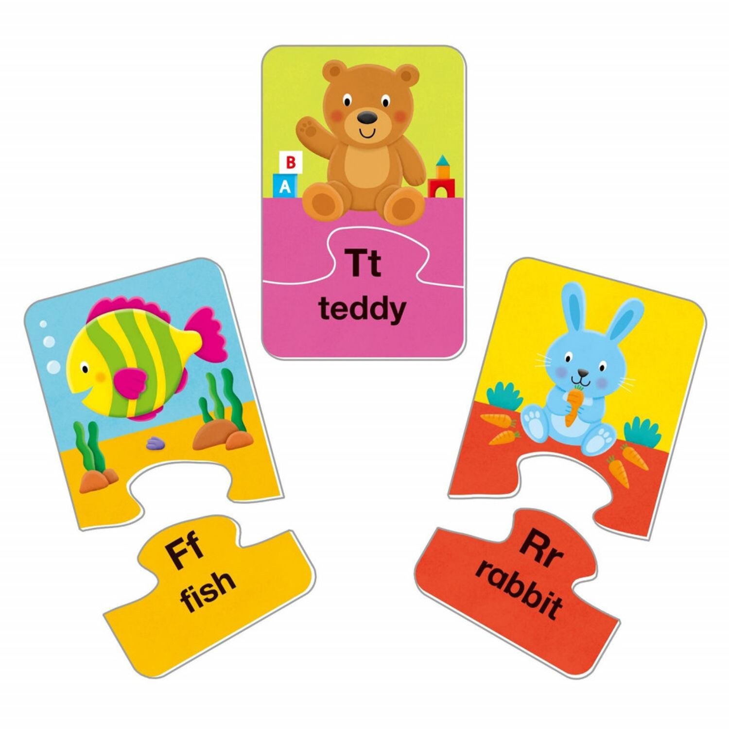 Set 26 de puzzle-uri Alfabet (2 piese) fotografia produsului View 5 L