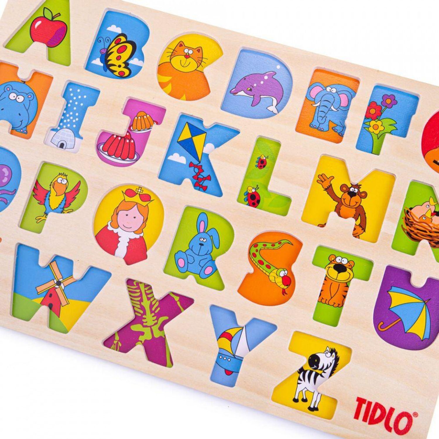 Puzzle alfabet - Litere mari fotografia produsului View 11 L