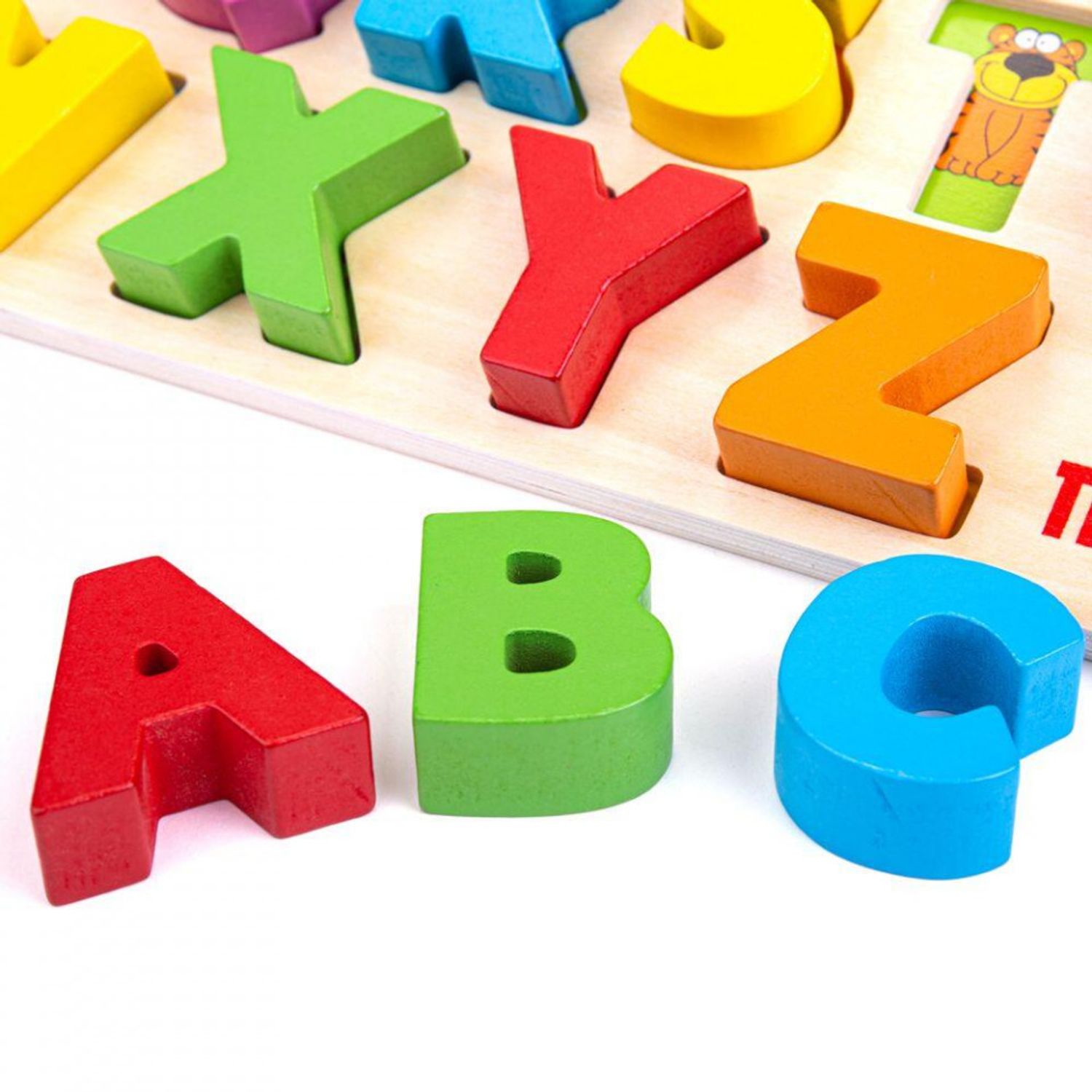 Puzzle alfabet - Litere mari fotografia produsului View 8 L