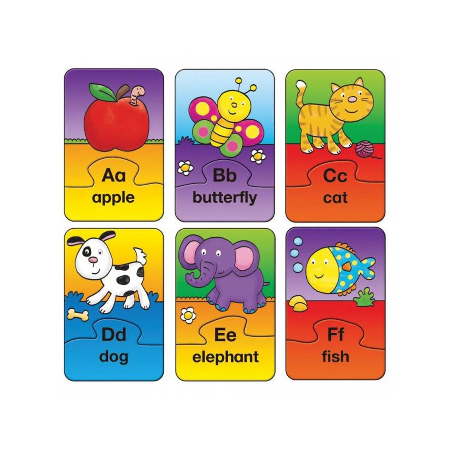 Set 26 de puzzle-uri Alfabet (2 piese) fotografia produsului View 2 L