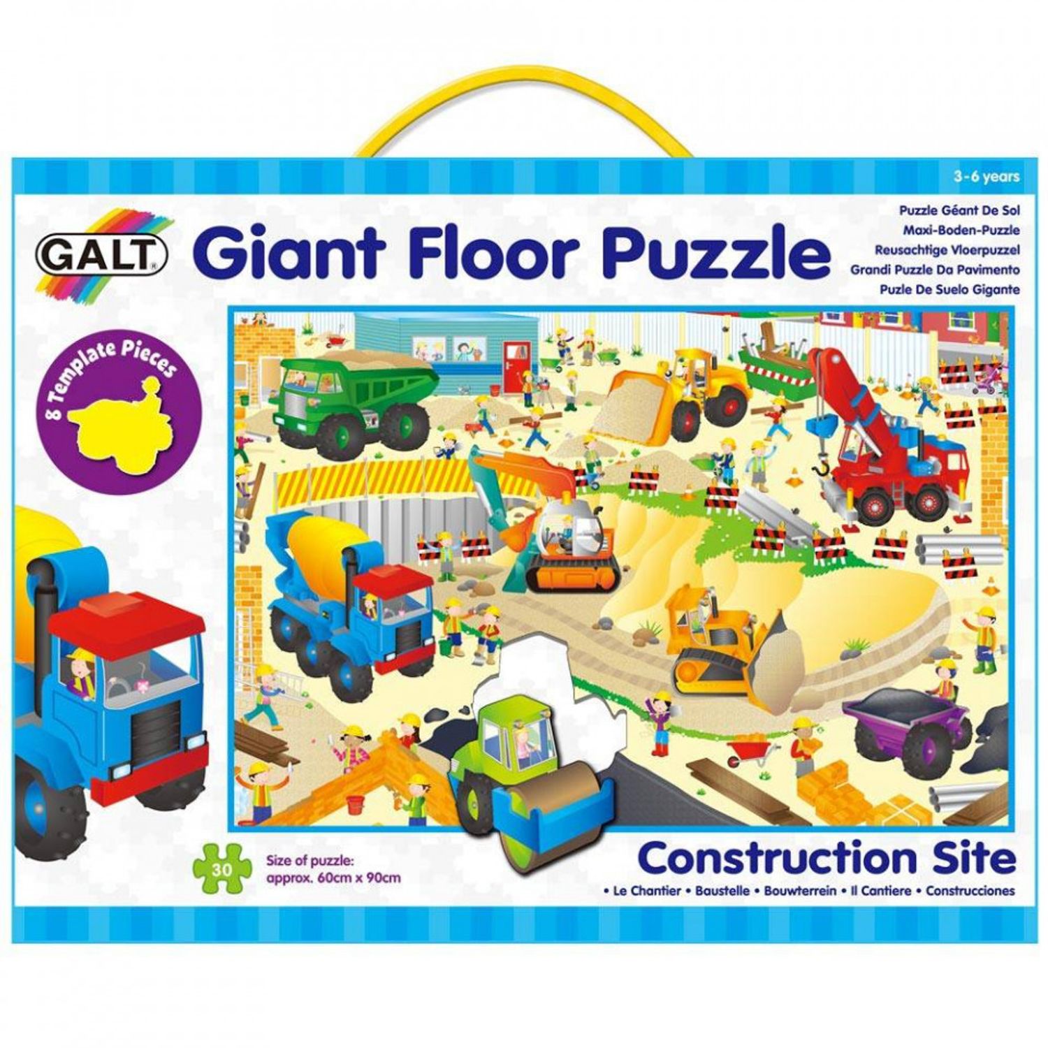 Puzzle Podea: Santierul (30 piese) fotografia produsului