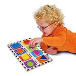 Puzzle lemn in relief Forme geometrice Melissa and Doug fotografia produsului View 2 S