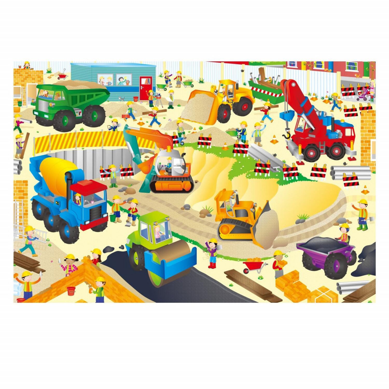 Puzzle Podea: Santierul (30 piese) fotografia produsului View 4 L