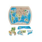 Puzzle din lemn O lume intreaga Beleduc fotografia produsului View 2 S