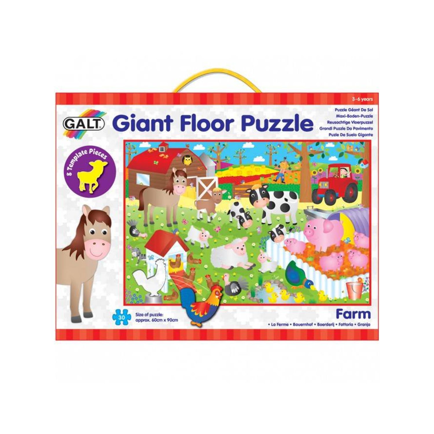 Puzzle Podea: Ferma (30 piese) fotografia produsului View 3 L