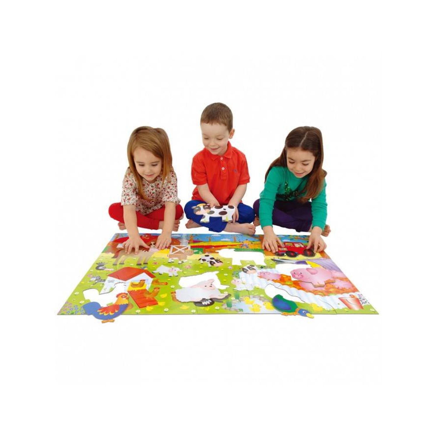 Puzzle Podea: Ferma (30 piese) fotografia produsului