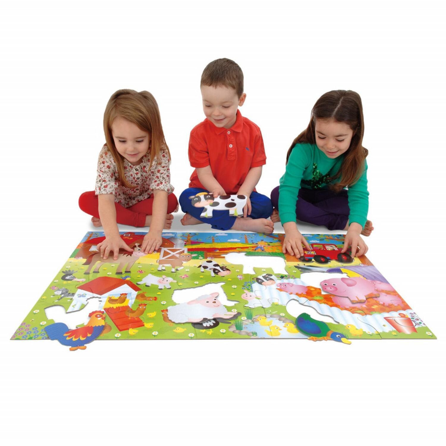 Puzzle Podea: Ferma (30 piese) fotografia produsului View 5 L