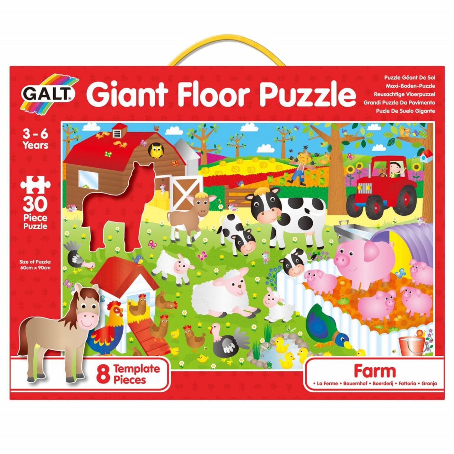 Puzzle Podea: Ferma (30 piese) fotografia produsului View 8 L