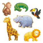 Puzzle gigant Djeco animale salbatice fotografia produsului View 2 S