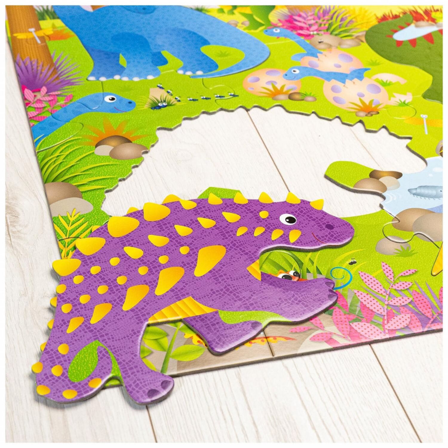 Puzzle Podea: Dinozauri (30 piese) fotografia produsului View 9 L