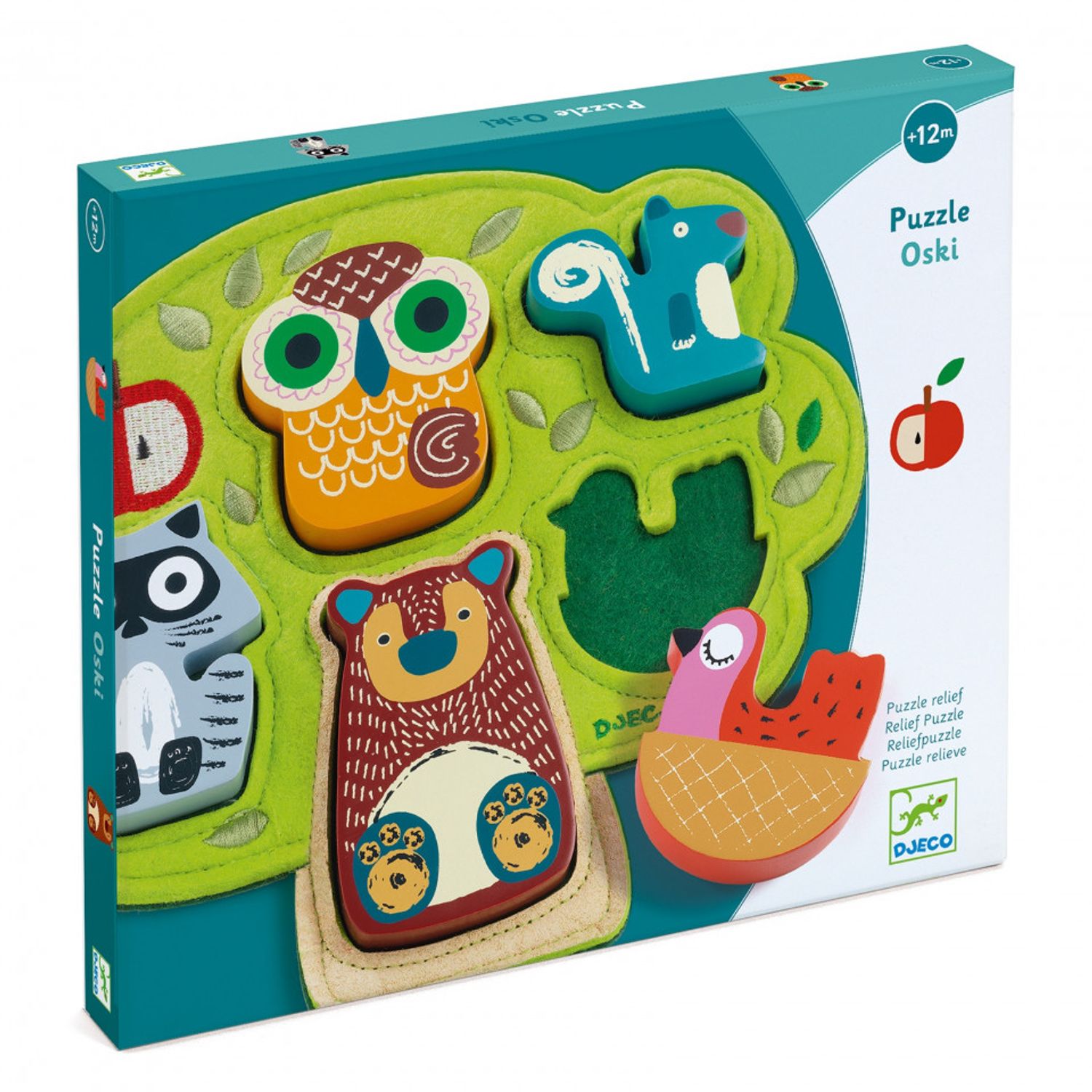 Puzzle cu animale Oski fotografia produsului View 3 L