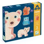 Set Puzzle-uri evolutive Djeco animale fotografia produsului View 3 S