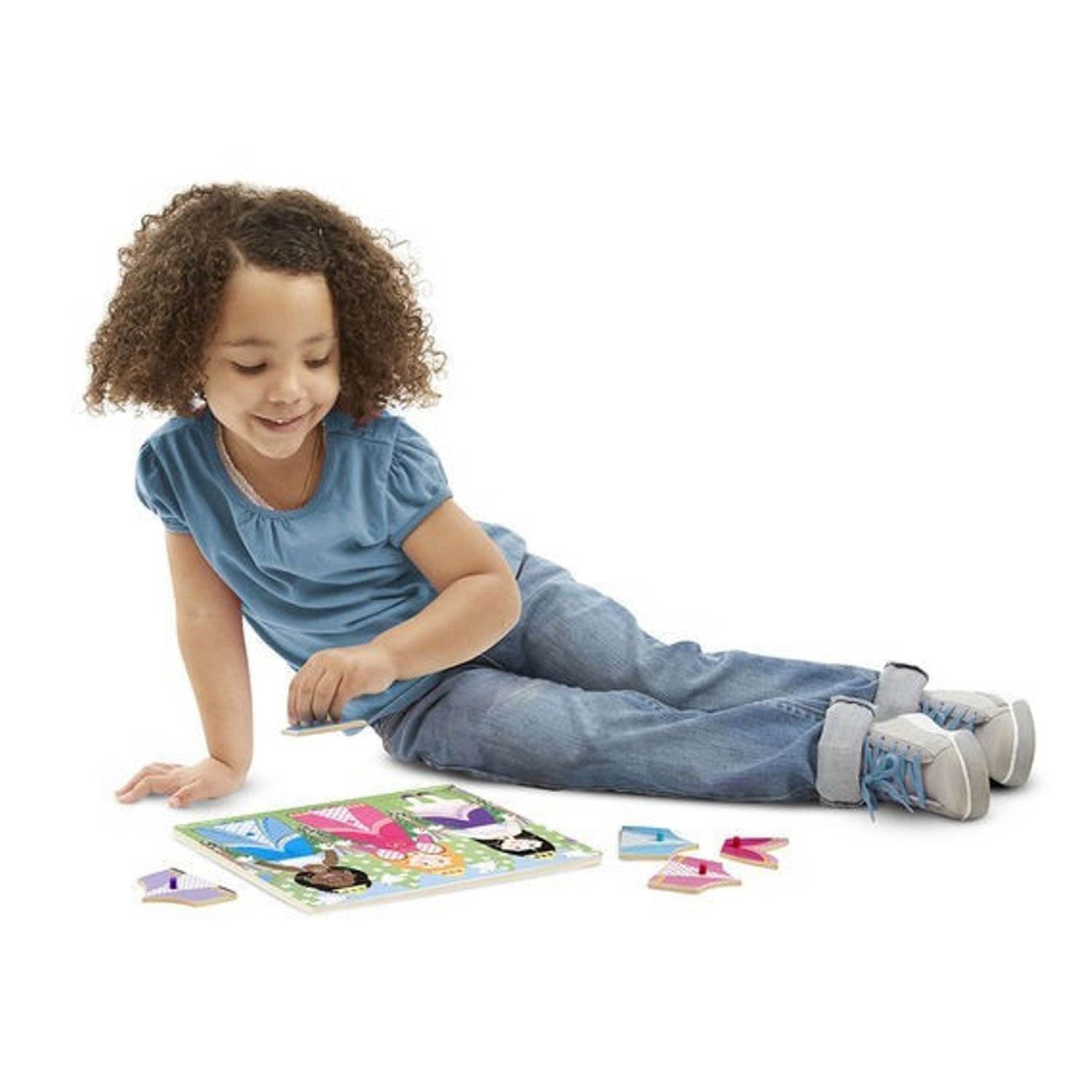 Puzzle din lemn Imbraca Printese fotografia produsului View 3 L