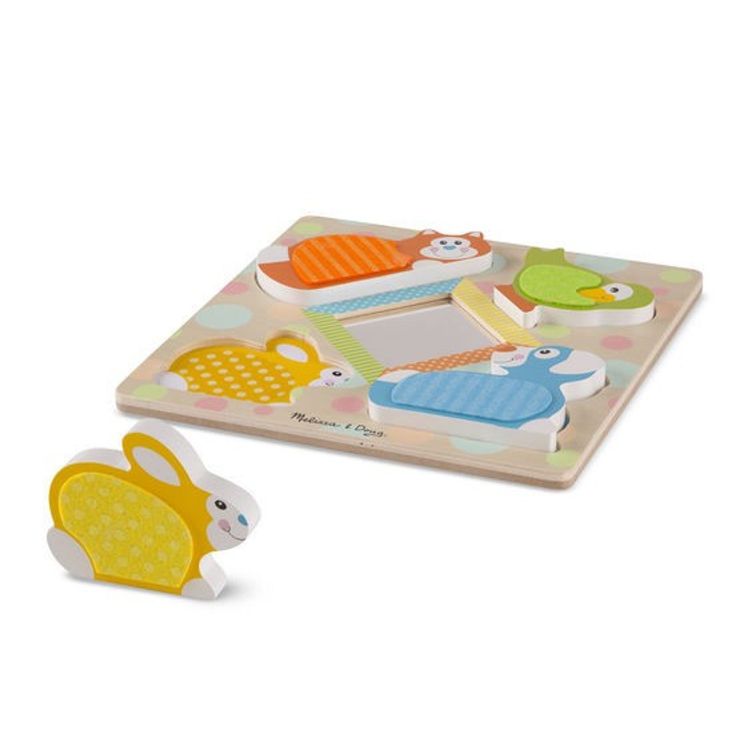 Puzzle tactil cu oglinda Pets Melissa and Doug fotografia produsului View 3 L