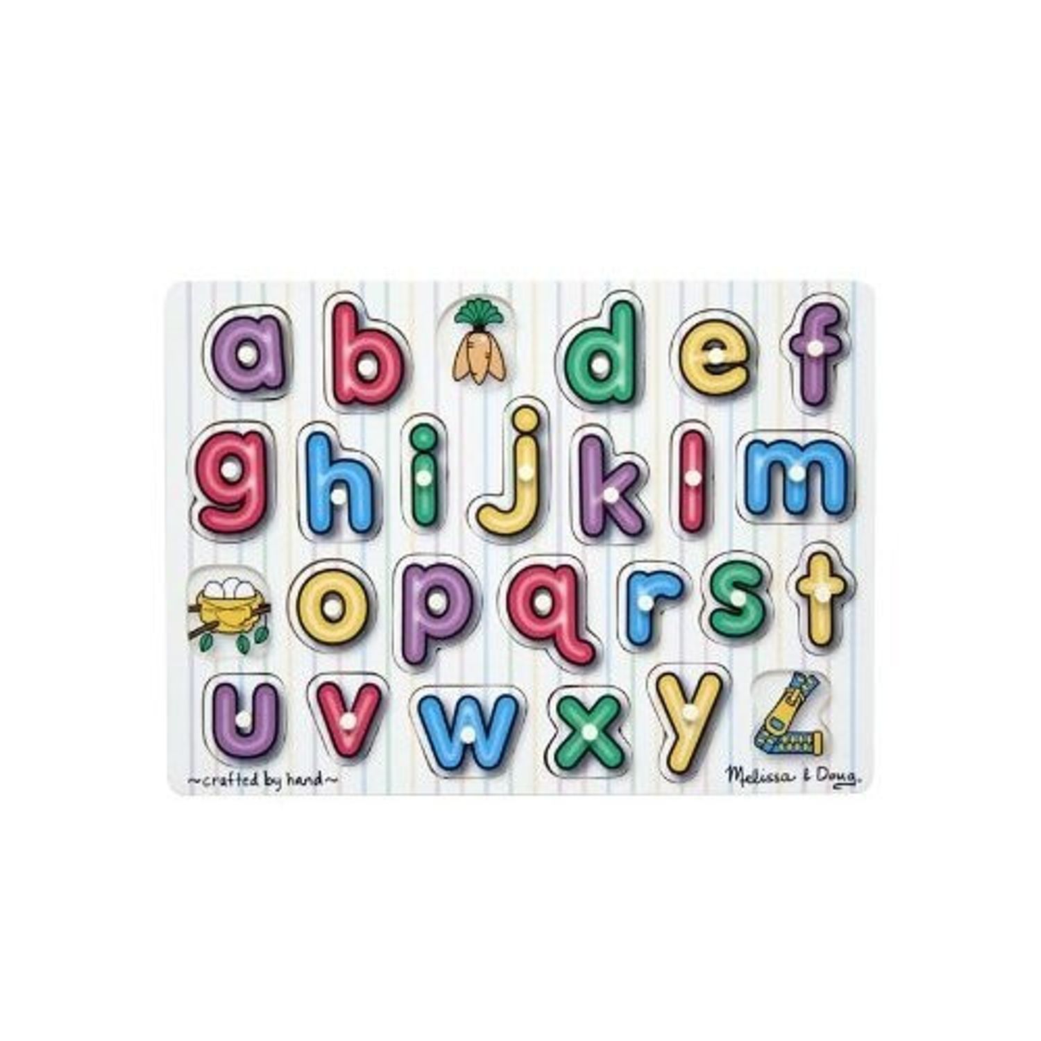Puzzle lemn Alfabet Melissa and Doug fotografia produsului