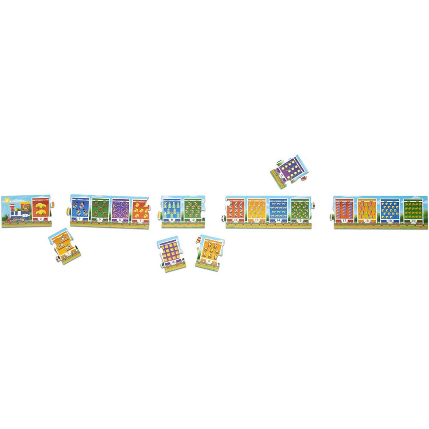 Puzzle de podea Treuletul numerelor - Melissa & Doug fotografia produsului View 2 L