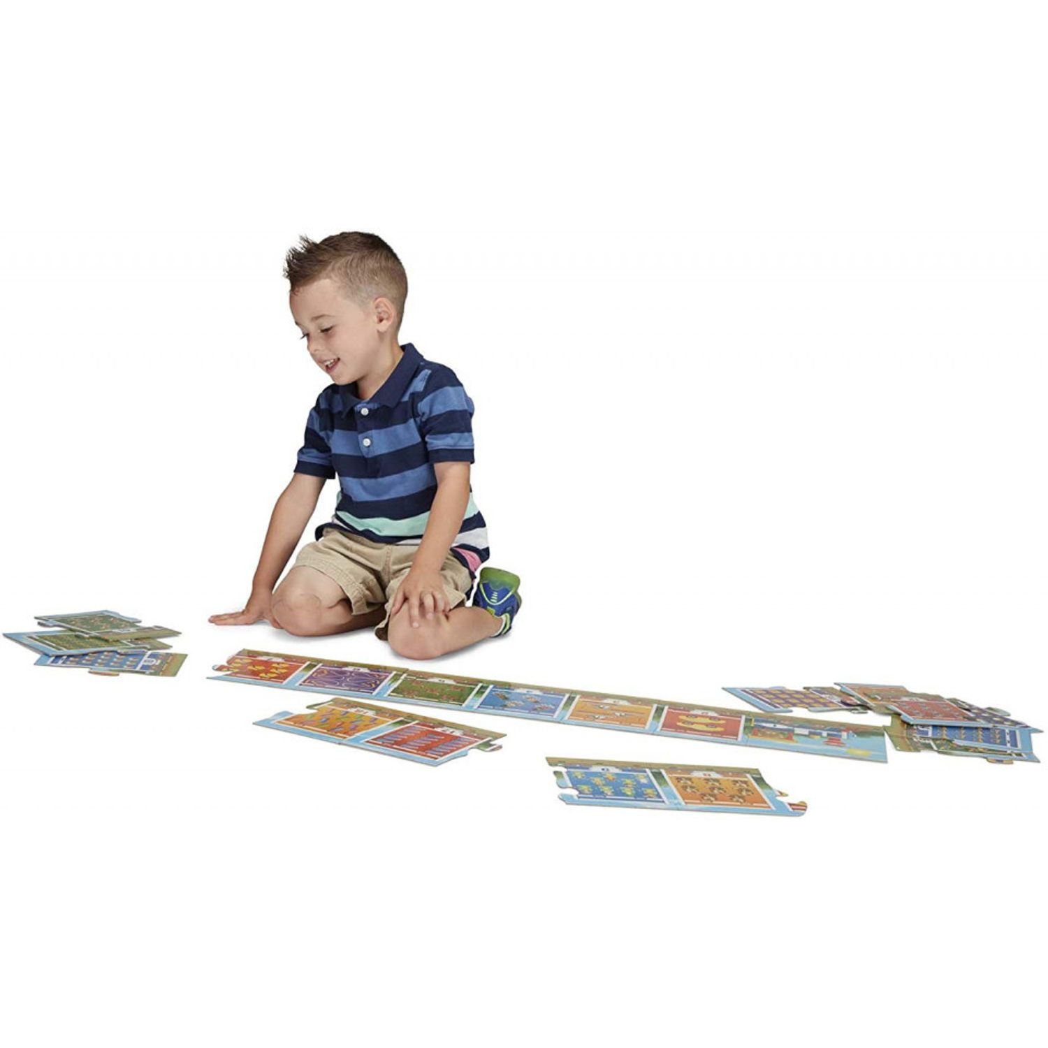 Puzzle de podea Treuletul numerelor - Melissa & Doug fotografia produsului View 3 L