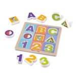 Puzzle cu piese mari pentru belelusi Melissa and Doug fotografia produsului