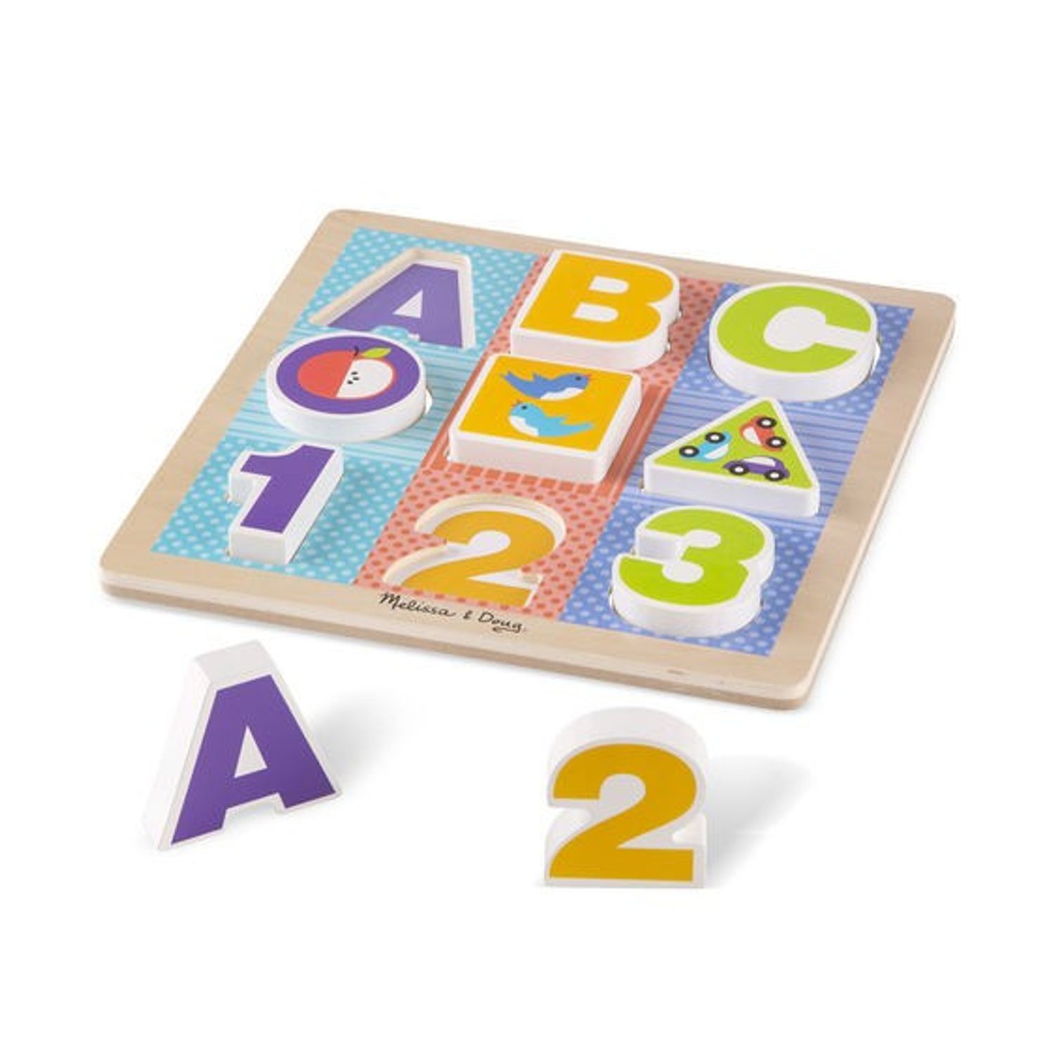 Puzzle cu piese mari pentru belelusi Melissa and Doug fotografia produsului View 3 L