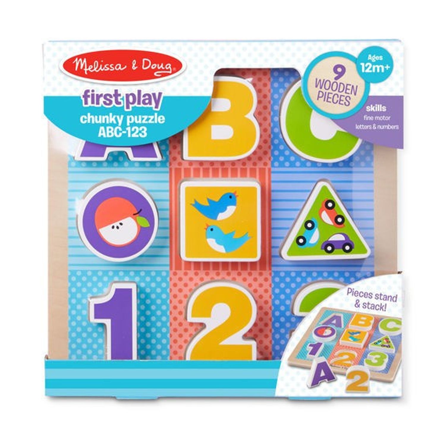 Puzzle cu piese mari pentru belelusi Melissa and Doug fotografia produsului View 2 L