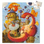 Puzzle Djeco Cavalerul si Dragonul fotografia produsului View 6 S