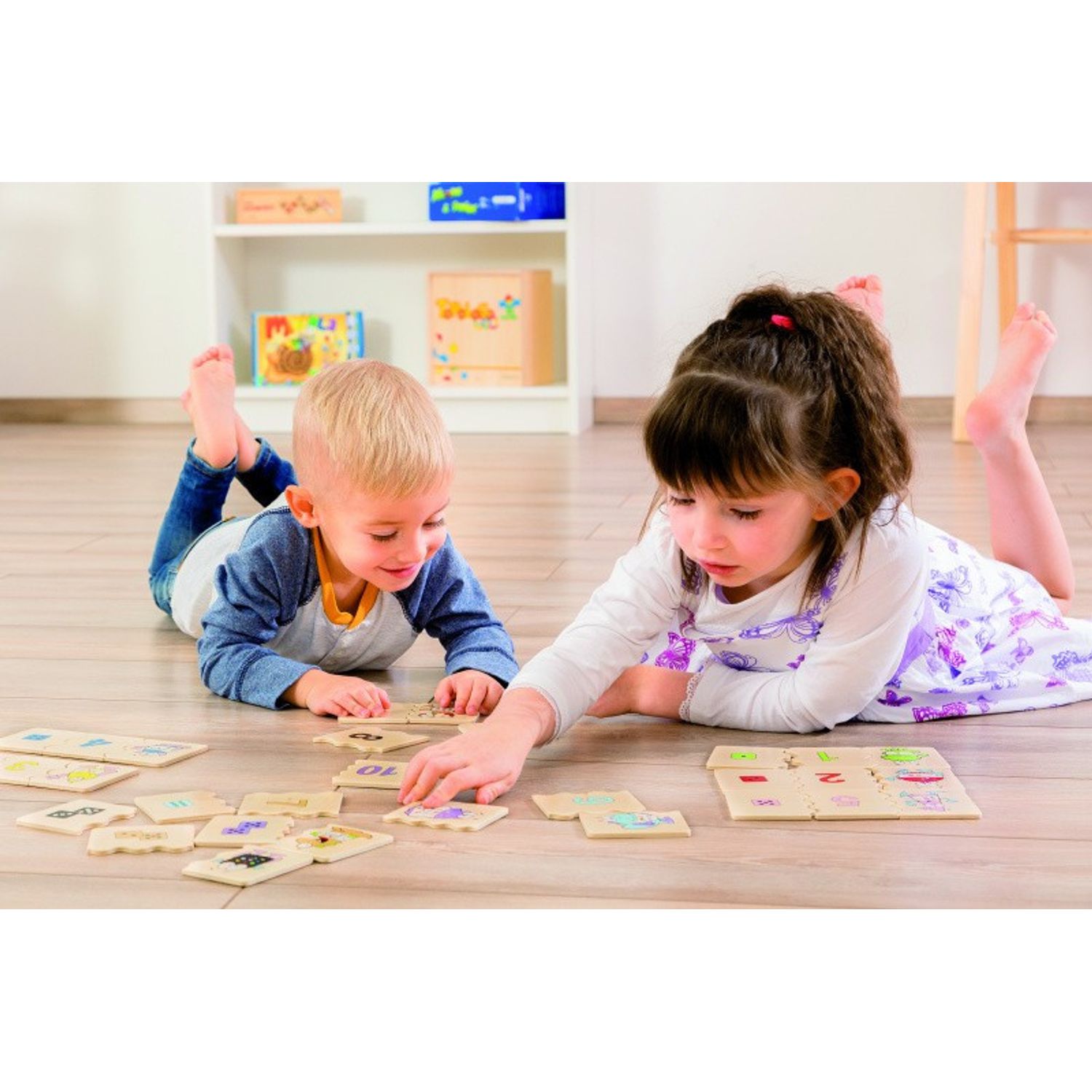 Joc Puzzle Cognito Recunoaste Numerele - Beleduc fotografia produsului View 4 L