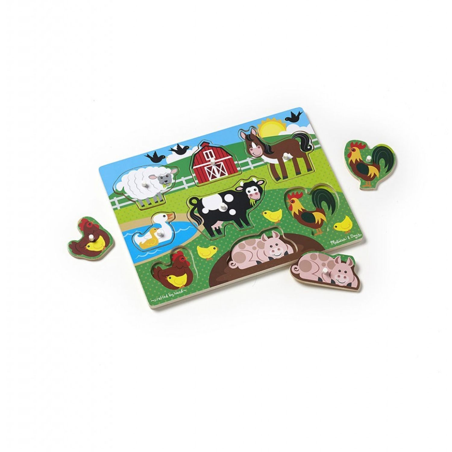 Puzzle din lemn Ferma Animalelor fotografia produsului View 4 L