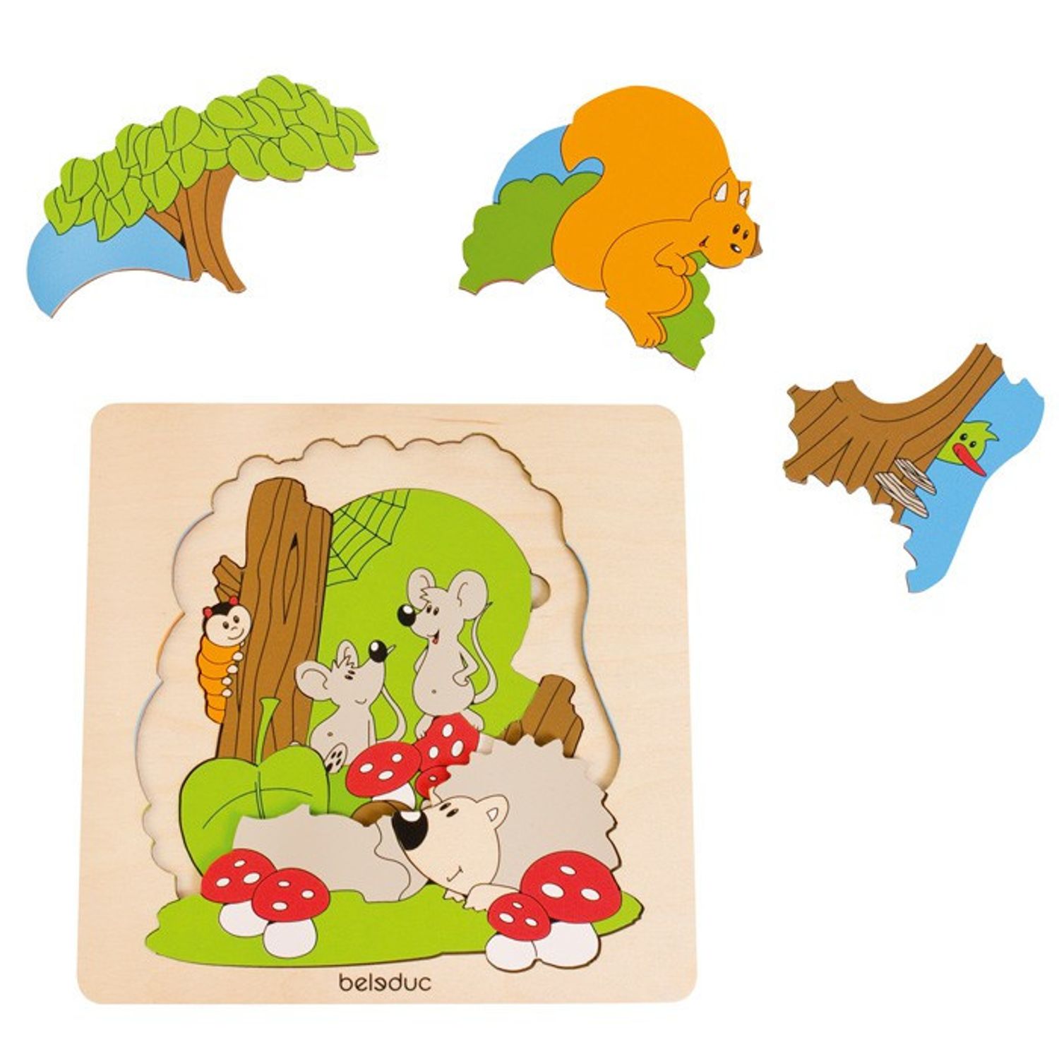 Puzzle Descopera Padurea Beleduc fotografia produsului View 4 L