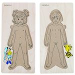 Puzzle lemn Imbracam copiii Beleduc fotografia produsului View 3 S