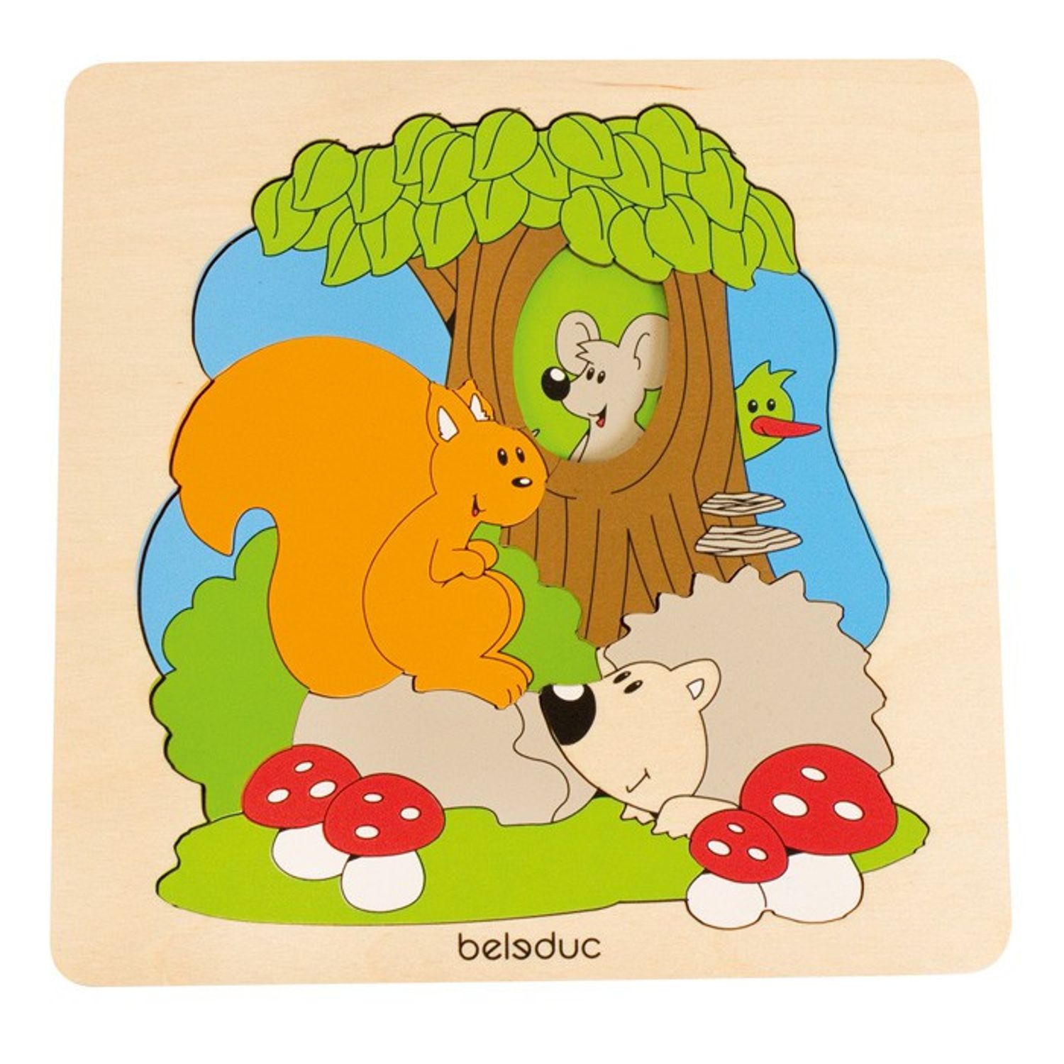 Puzzle Descopera Padurea Beleduc fotografia produsului