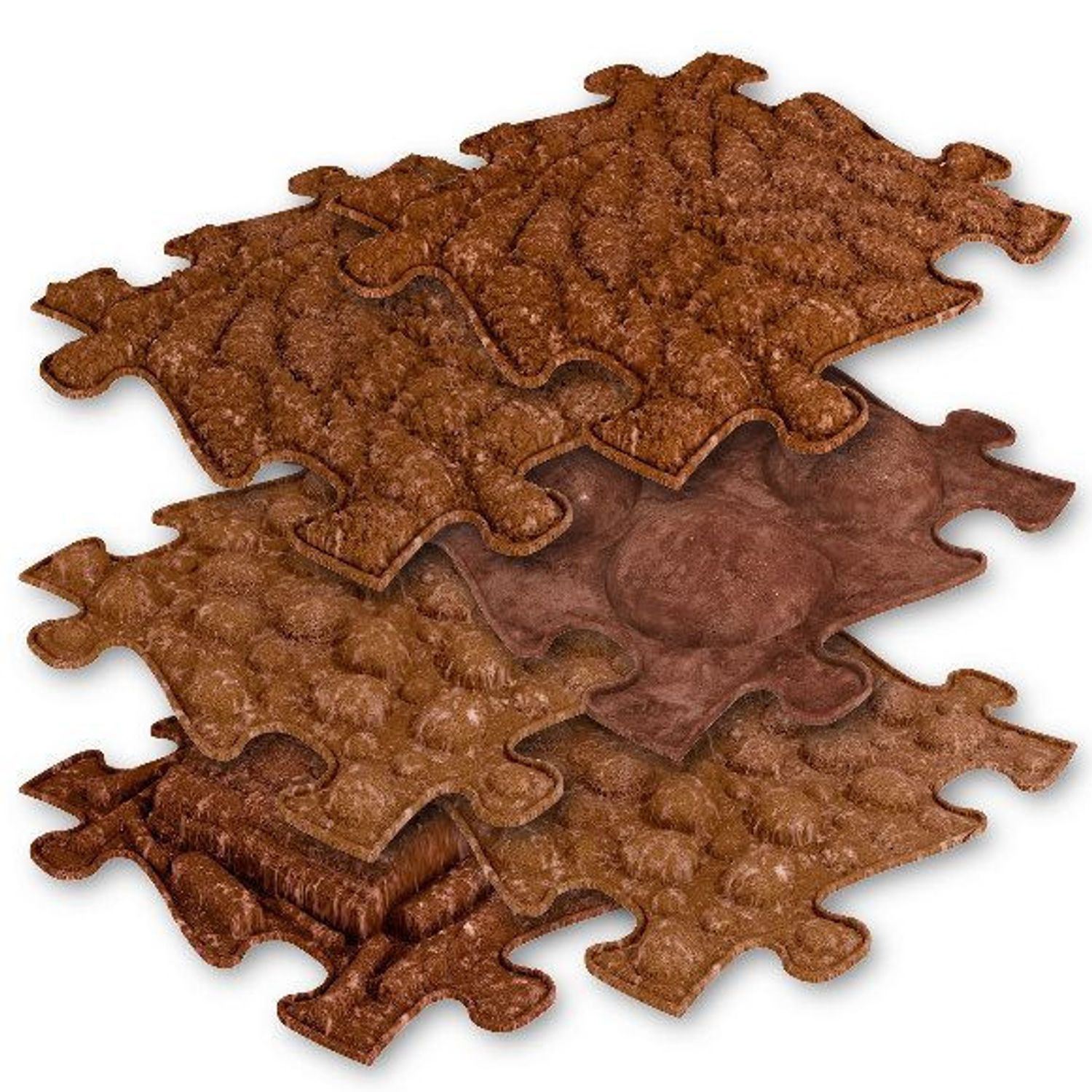 Covoras ortopedic senzorial puzzle Set ECO Muffik fotografia produsului